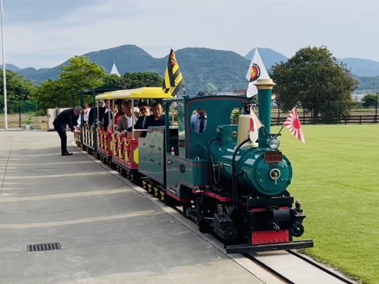 宗友福祉会のミニSLと乗車体験